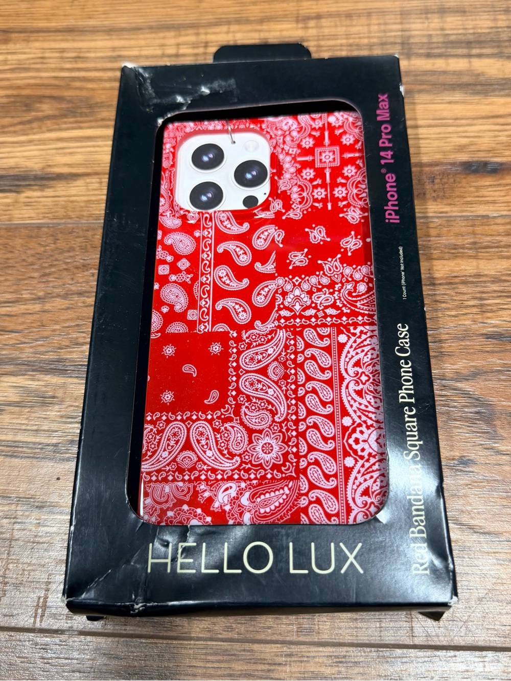 Red Bandana iPhone 14 Pro Max Case